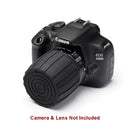 easyCover Pro Silicone Lens Maze Cover for 52-77mm Lenses  Black - ECLMB