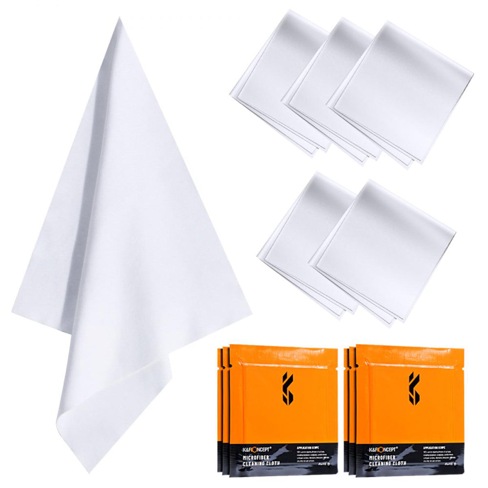 K&F Concept 6 pack dry needle a dust-free microfibre cloth 15 X 15cm - SKU-1684