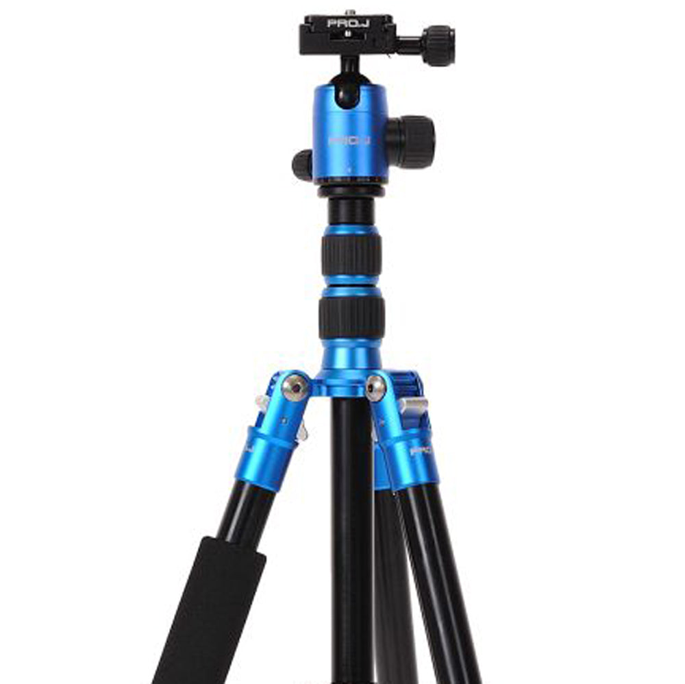Jenova PRO.J Professional Aluminium Travel Tripod 8kg-load Blue-A401BL