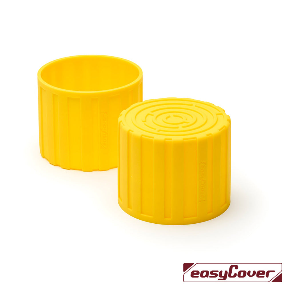easyCover Pro Silicone Lens Maze Cover for 52-77mm Lenses Yellow - ECLMY
