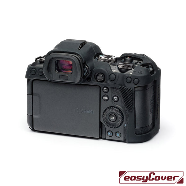 EasyCover PRO Silicone Case - Canon R5, R6, R6 mark II & R6 mark III - Black - ECCR5B
