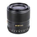 Viltrox AF 33mm f/1.4 E-Mount Prime Lens for Sony APS-C Mirrorless Cameras