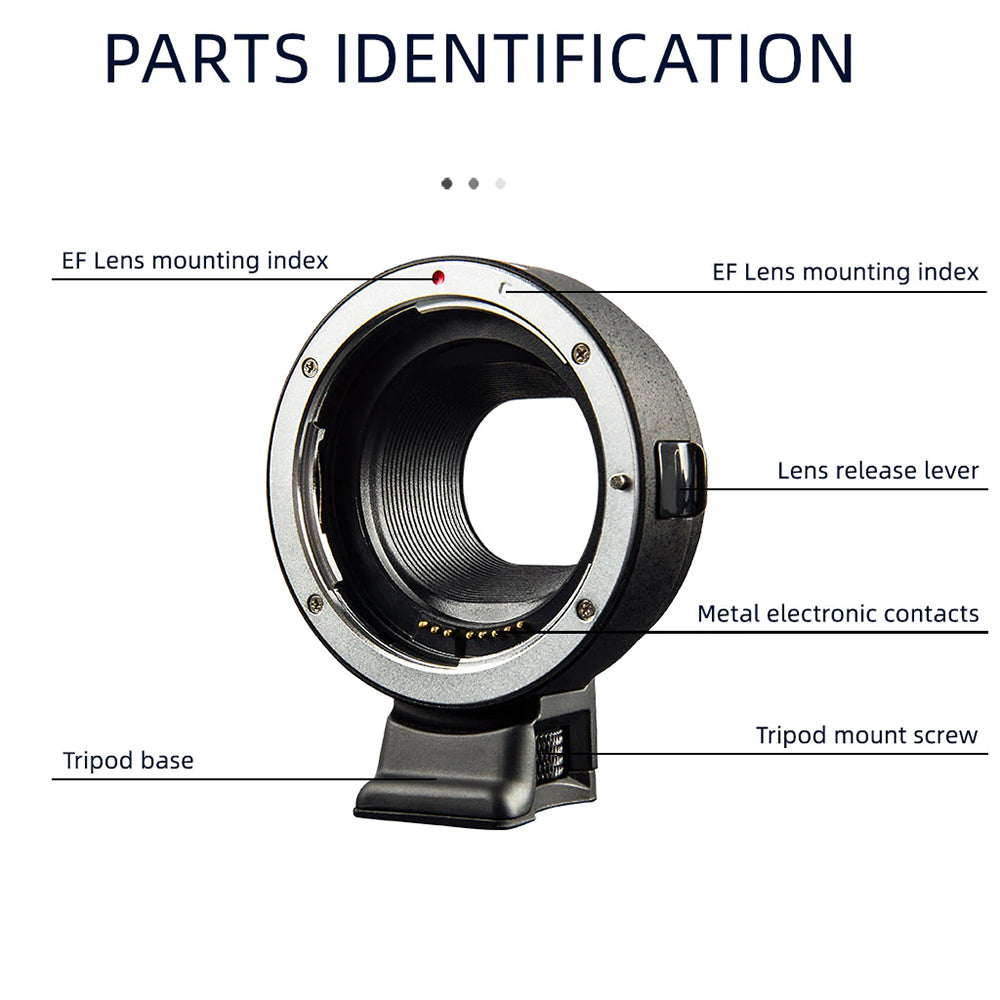 Viltrox Lens Adaptor to fit Canon EF & EF-S DSLR lenses to Canon EOS M Series Cameras