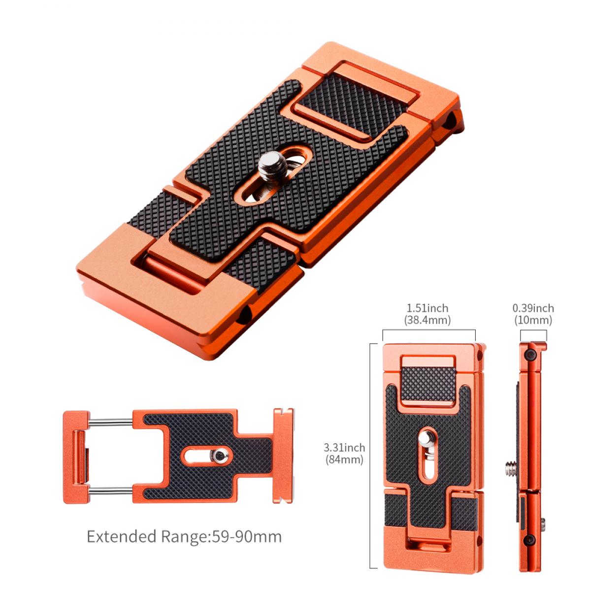 K&F Concept universal quick release plate, Arca Swiss compatible - KF31-027