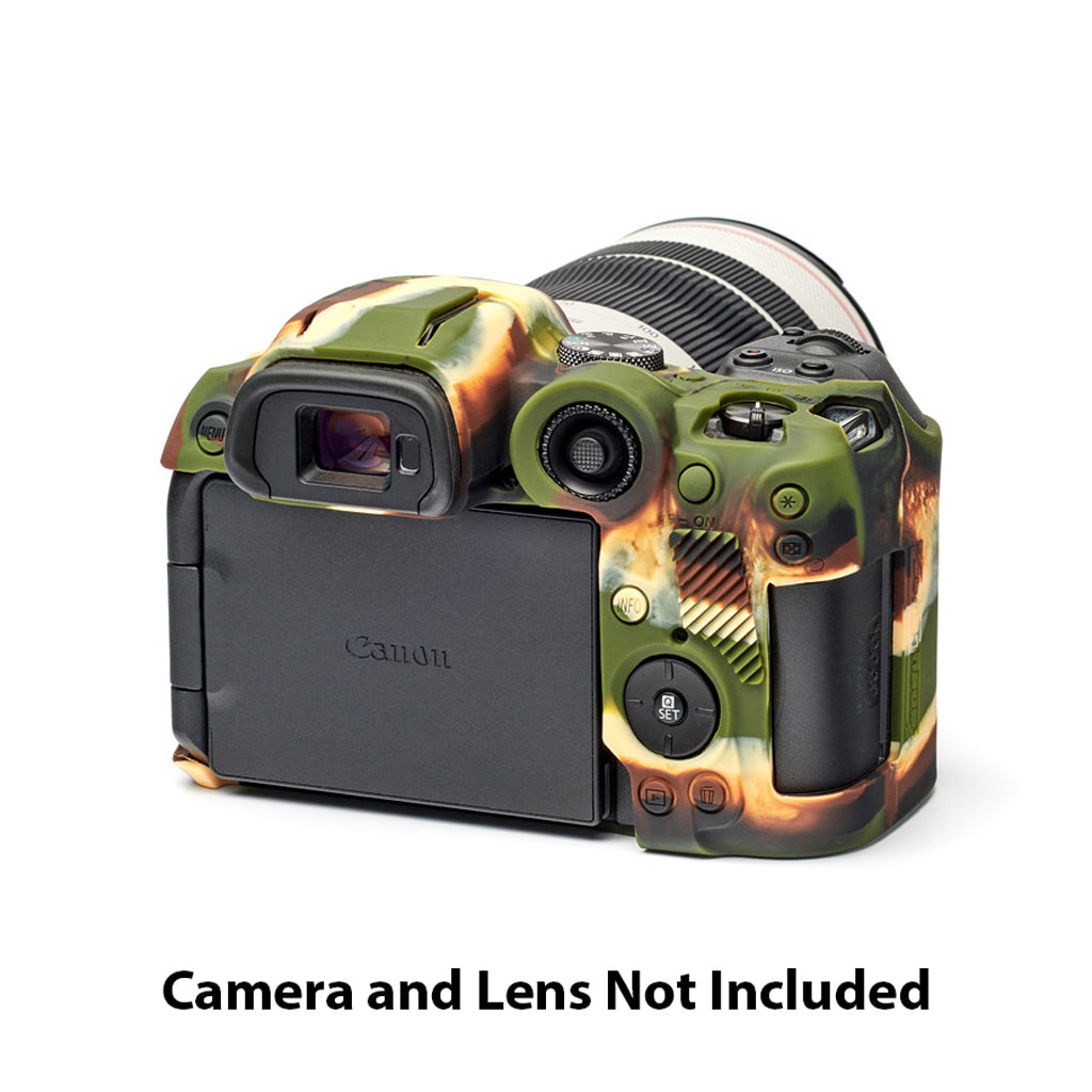 easyCover PRO Silicon Camera Case for Mirrorless Canon R7 Camouflage