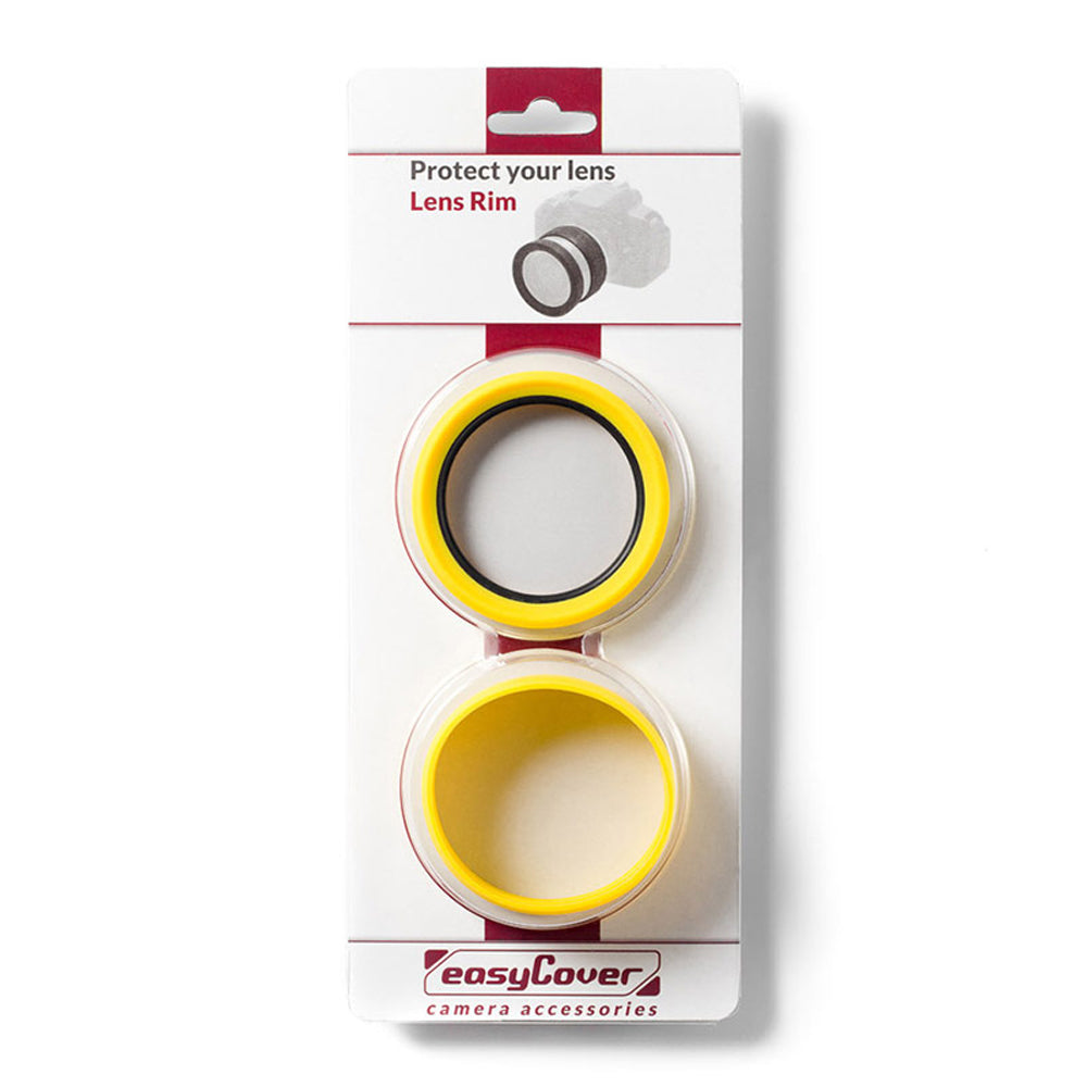 easyCover PRO 62mm Lens Silicon Rim/Ring & Bumper Protectors Yellow - ECLR62Y