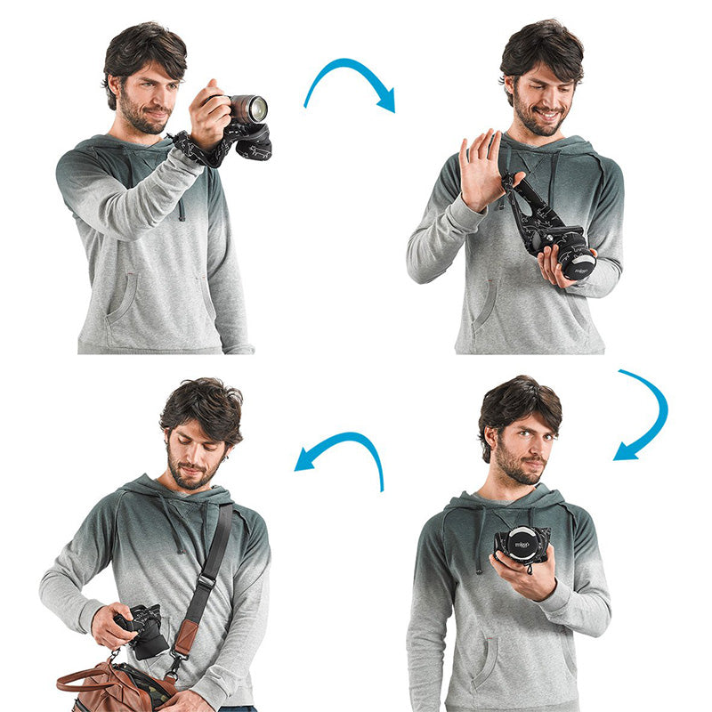 Miggo Padded Camera Grip and Wrap for CSC/Large Mirrorless Black MWGWCSCBK30