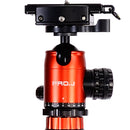 Jenova PRO.J Carbon Fibre Tripod 25kg Capacity - Mono Conversion-Red 35851RD