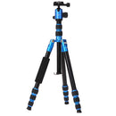 Jenova PRO.J Professional Aluminium Travel Tripod 8kg-load Blue-A401BL