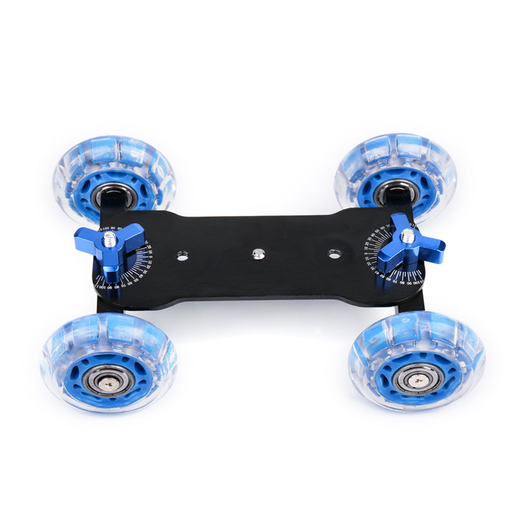 E-Photo 4 Wheel Dolly Cart & Ballhead for Stable Video Recording - EPHK087