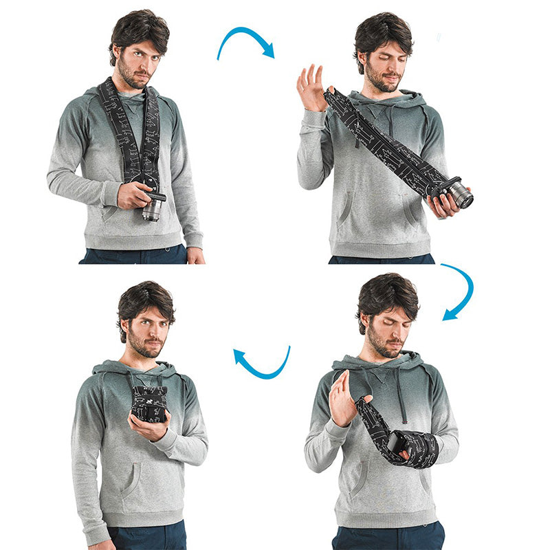 Miggo Padded Camera Strap and Wrap for CSC and Mirrorless Black MWSRCSCBK50