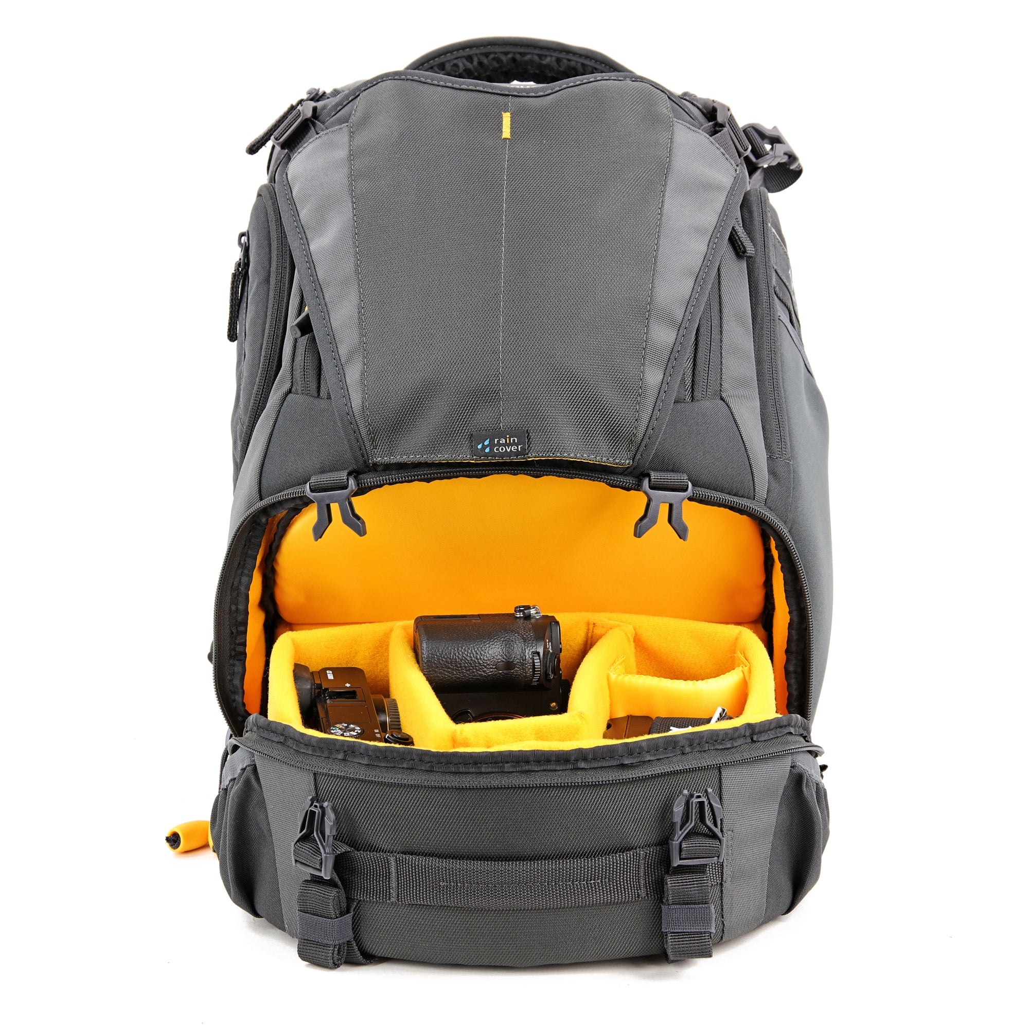 Vanguard Alta Sky 45D Rear Access Professional Camera Backpack-Black & Grey