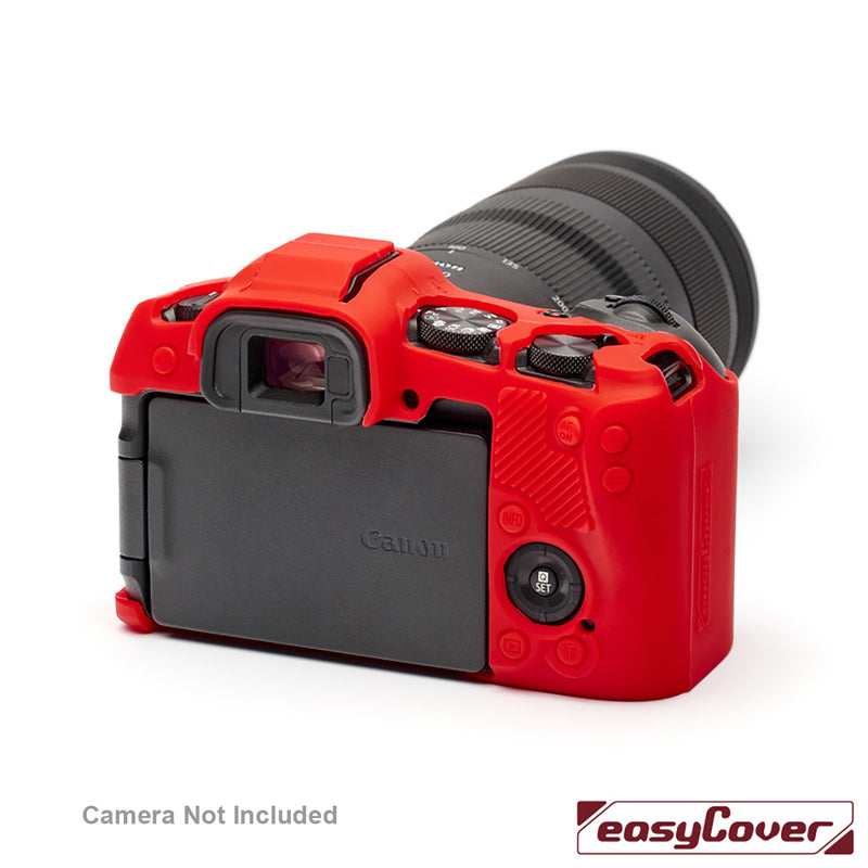 easyCover PRO Silicon Protective Camera Case for Canon R8 Red - ECCR8R