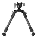 Vanguard EQ-PRECISION 1QSC Carbon Fiber Gun Bipod with Ball Head & Pic Rail Mount – Ideal for Hunting and Target Shooting - Height:-22-27cm