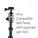Vanguard Veo 3 Go 235AB Aluminum Travel Tripod/Monopod - Ball Head & Bluetooth