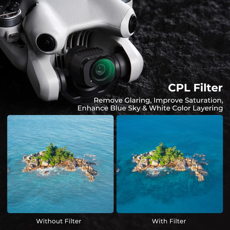 K&F Concept DJI Mini 4 PRO Lens Filter Kit - UV + 5 x ND Filters