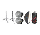 DÖRR Dual 601 Watt Professional Studio Kit with Trigger Set for Canon - 371264