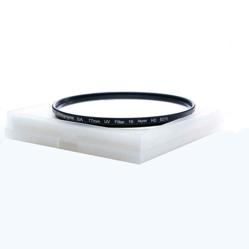 E-Photographic PRO 43mm Multicoated UV Filter-German HD B270 Schott Optics