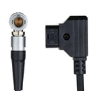 E-Photographic D-Tap to 2-Pin LEMO Male Coiled Power Cable