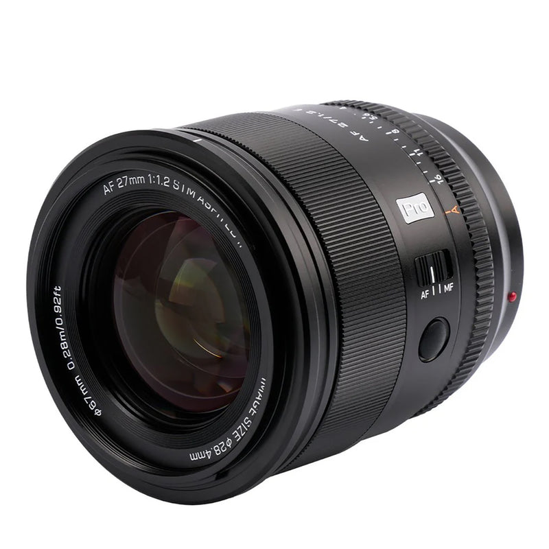Viltrox Auto Focus 27mm f1.2E PRO Prime Lens Sony APS-C E-Mount VL-AF2712-E