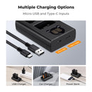 K&F Concept Dual EN-EL25 1600mAh Batteries + Charger for Nikon