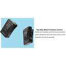 CKMOVA Dual Channel Wireless Mic System, 2 Transmitters, 1 Receiver - VOCAL-XV2