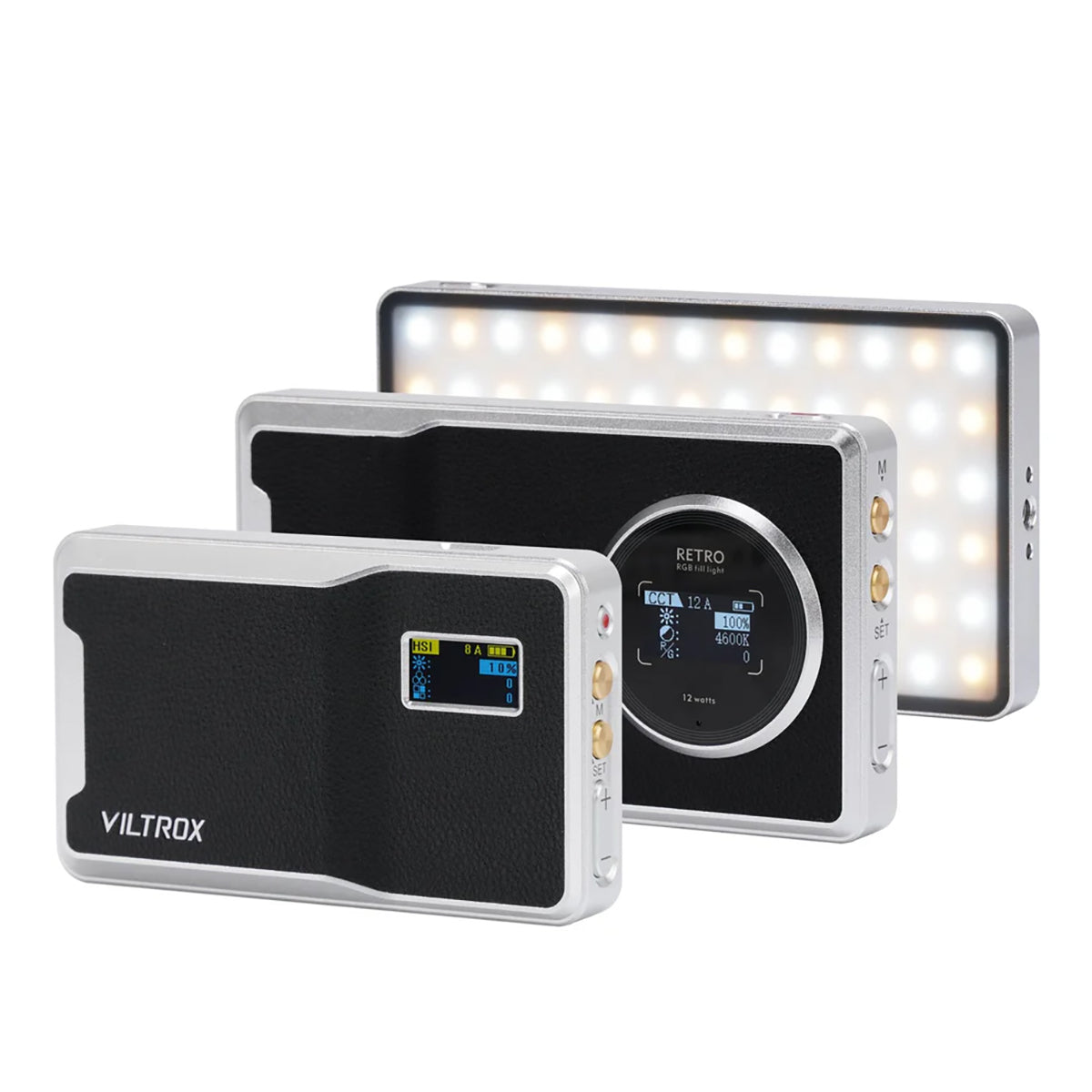 Battery Viltrox Retro 12X RGB 12W Pocket LED Light with 8000mAh Battery