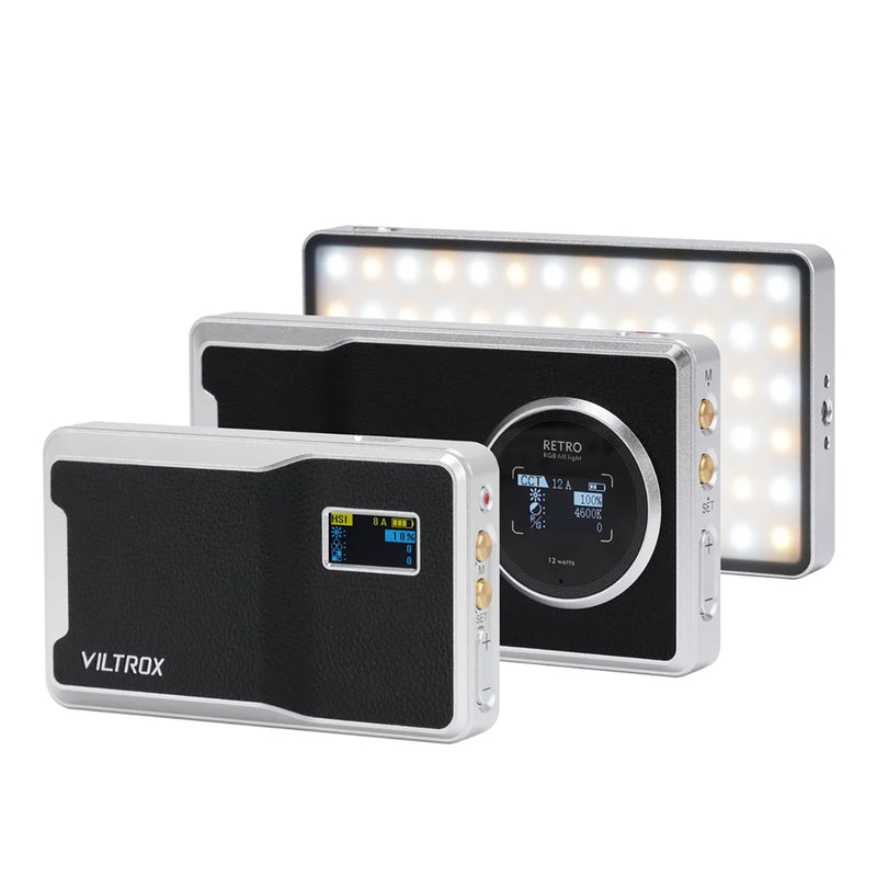 Battery Viltrox Retro 12X RGB 12W Pocket LED Light with 8000mAh Battery