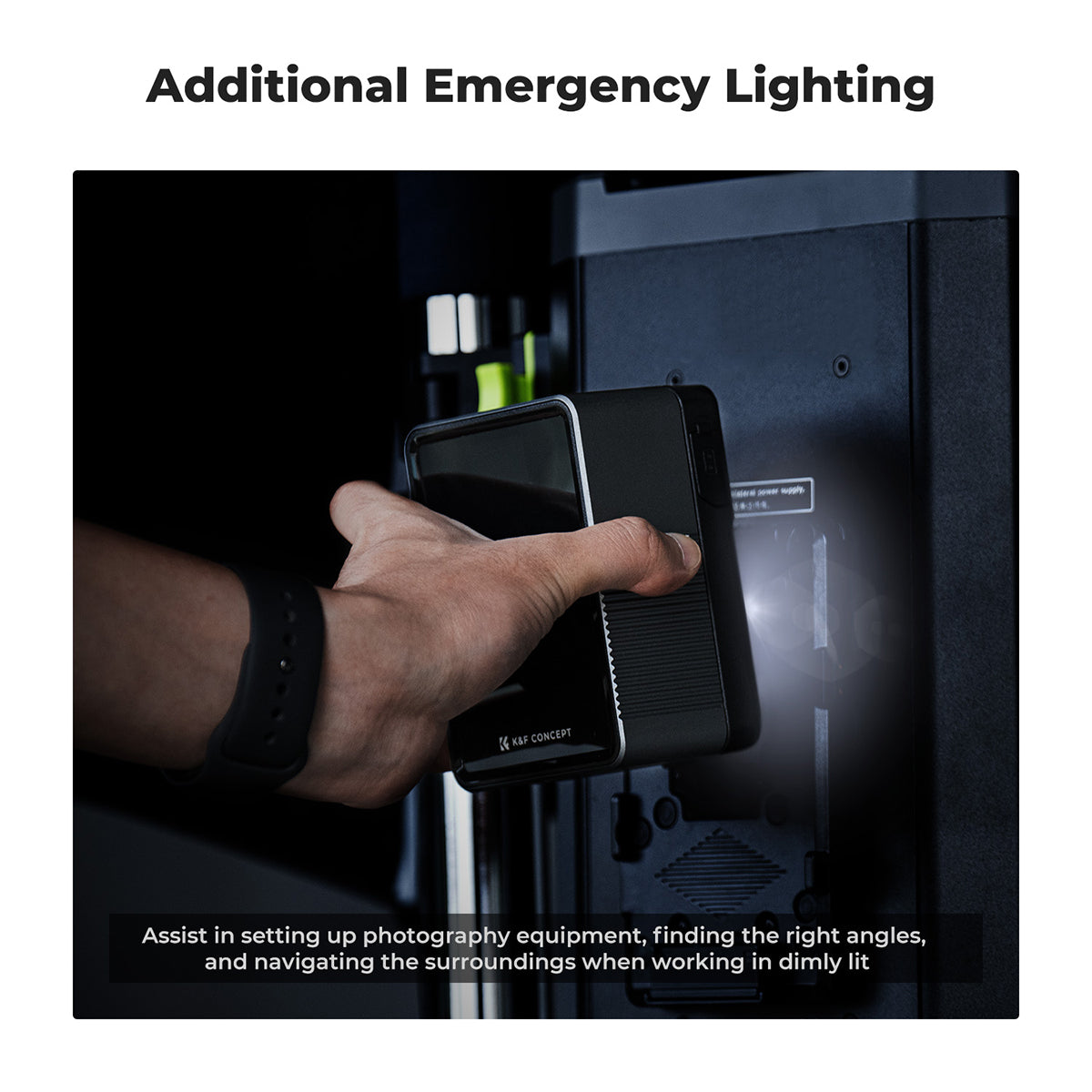K&F Concept 99wh (6700mAh) Mini V-Mount Battery with USB-C Fast Charging