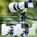 K&F Hydraulic Fluid Tripod Video Head with Handle with 360 Degree Rotation