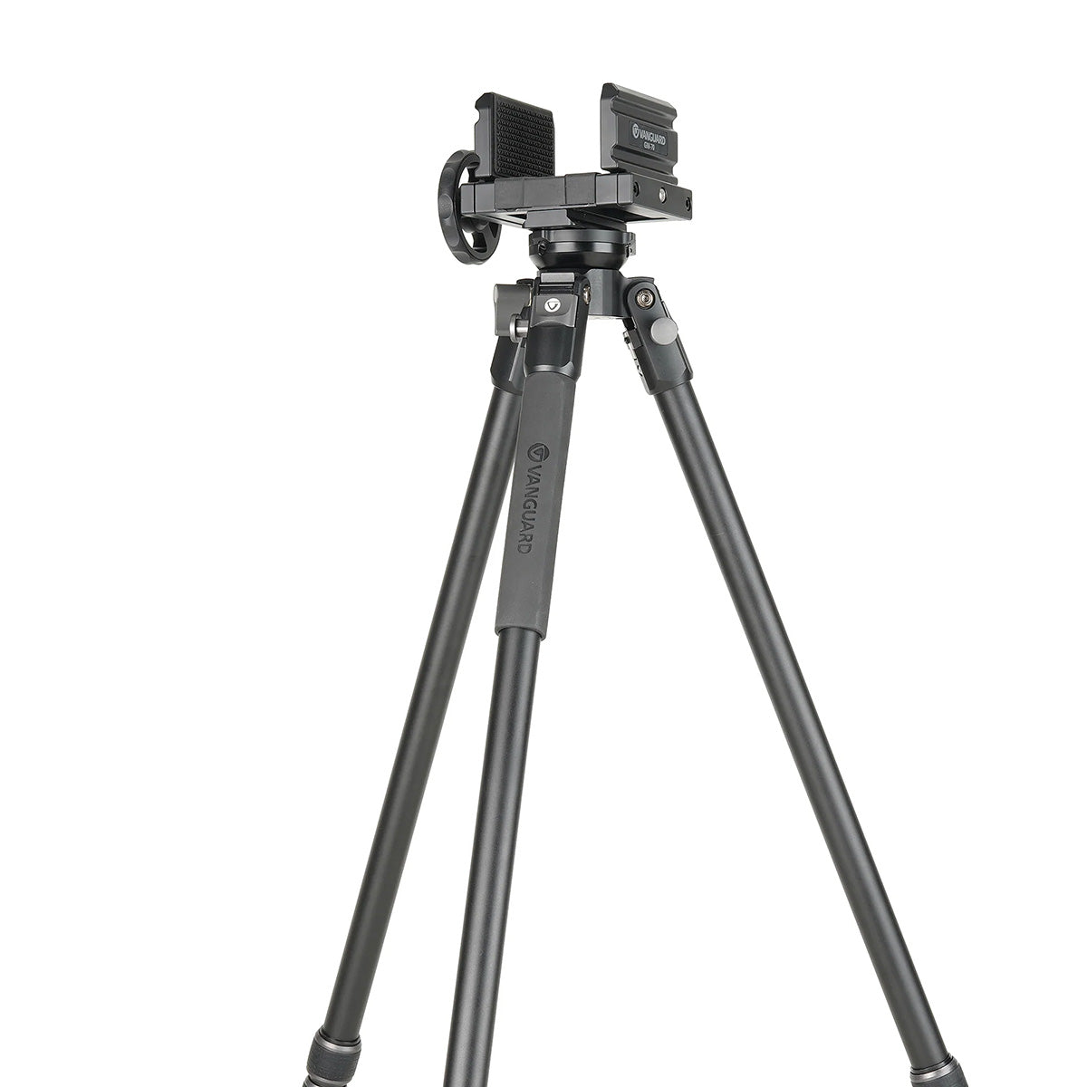 Vanguard Endeavor L 263AGM Aluminium Hunting/Shooting Tripod with GM-70 Rifle/Gun Clamp (12kg Load Capacity)