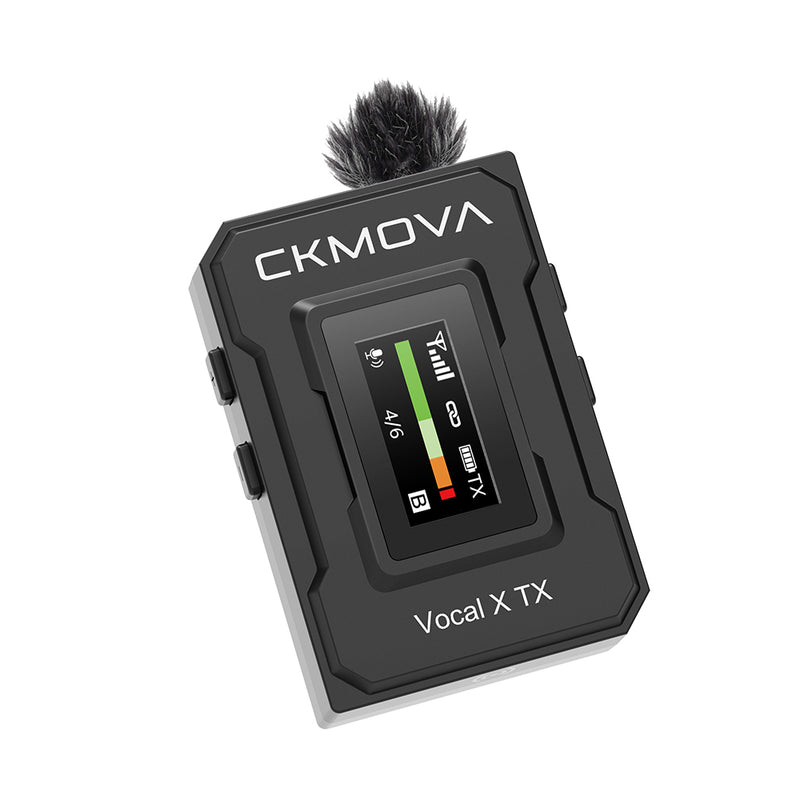 CKMOVA Dual Channel Wireless Mic System, 1 Transmitter, 1 Receiver -VOCAL-XV1