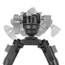 Vanguard EQ-PRECISION 2QSA Aluminium Gun Bipod with Ball Head & Pic Rail Mount – Ideal for Hunting and Target Shooting - Height:-26.5-36.5cm