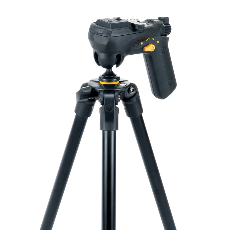 Vanguard Vesta 203AGH 3-Way Aluminium Grip Head Tripod, Weighs Only 1.1kg