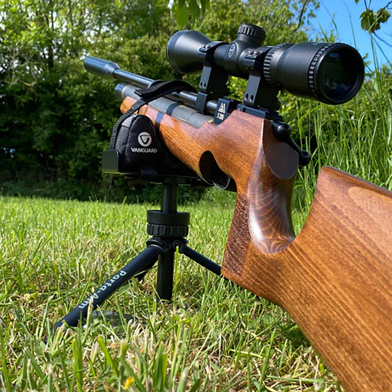 Vanguard Porta-Aim Rifle Tripod Support with Anti-Vibration Cushion for Hunting & Shooting Range