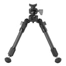 Vanguard EQUALIZER 1QSC Carbon Fiber Bipod with Picatinny Rail – Height: 20-26.5cm