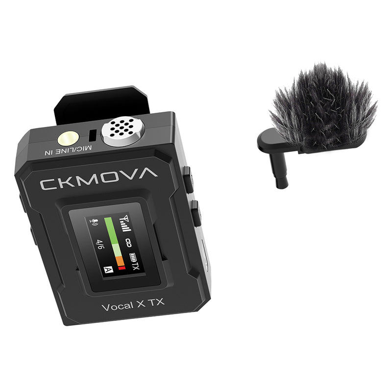 CKMOVA Dual Channel Wireless Mic System, 2 Transmitters, 1 Receiver - VOCAL-XV2