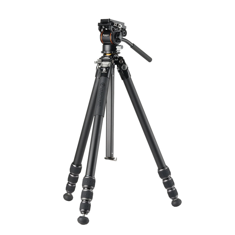 Vanguard VEO 5 264AV14 Aluminium Tripod with Counterbalance Video Head for Cameras & Optics