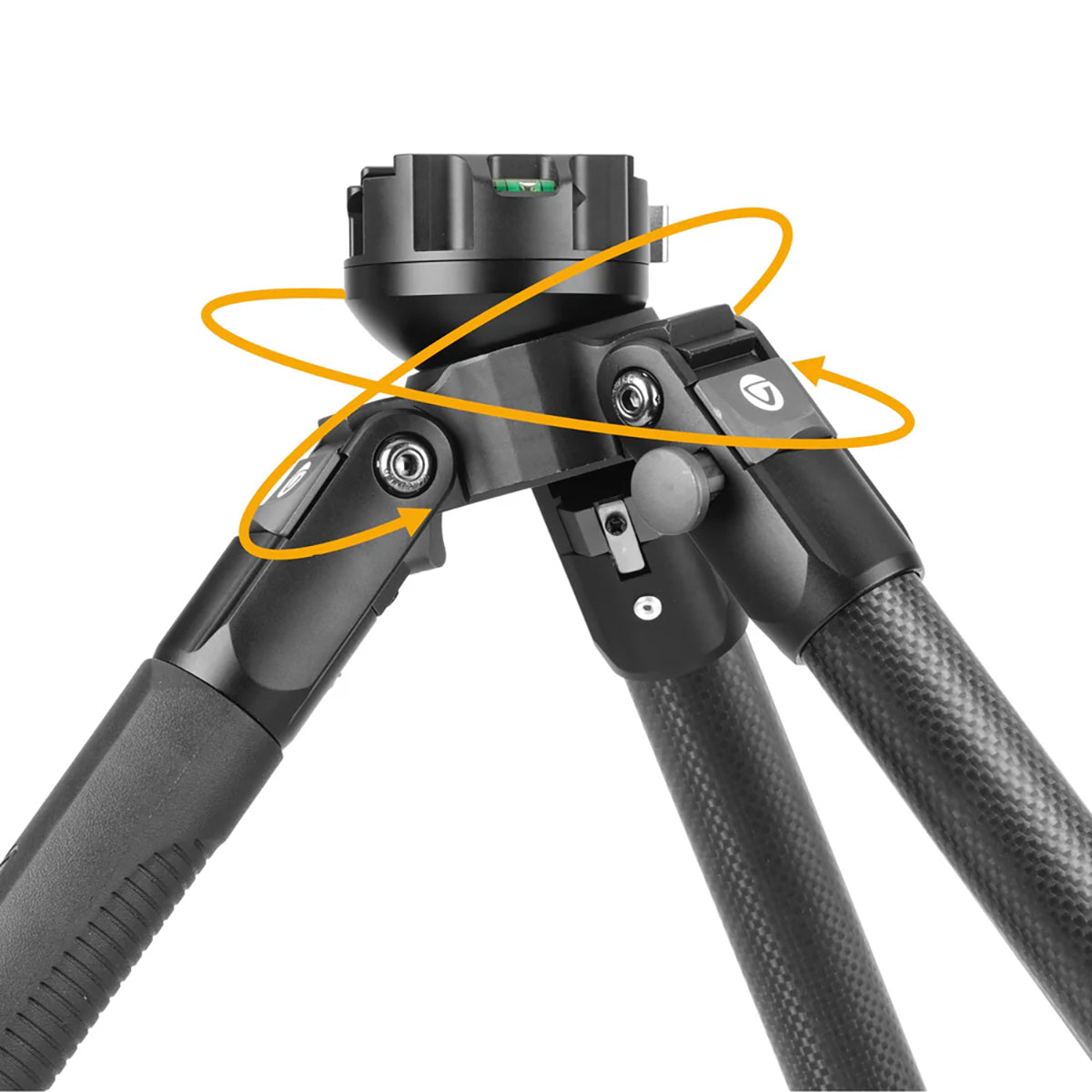 Vanguard Endeavor L 263CPR Carbon Shooting Tripod, 65mm Half-Bowl, Arca & Pic Rail Mount, 12kg Load