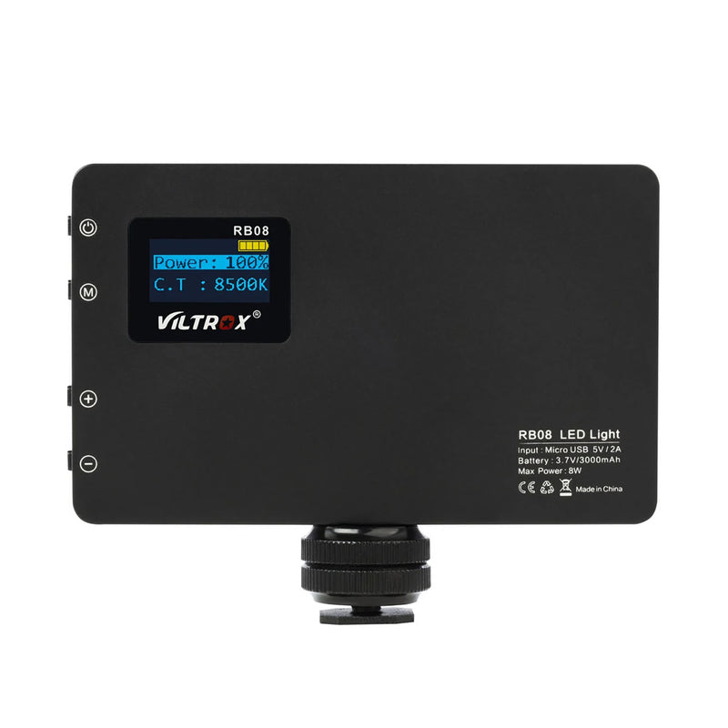Viltrox RB08 RGB 8W Mini Pocket LED Light with Built-in Battery