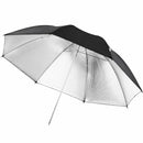 E-Photo 100cm PRO Black and Silver Reflective Umbrella 8mm Tube - SN152
