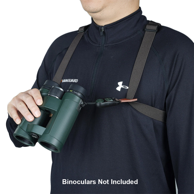 Vanguard VEO Optic Guard Binoculars & Camera Harness - Brown, Weighs Just 140g