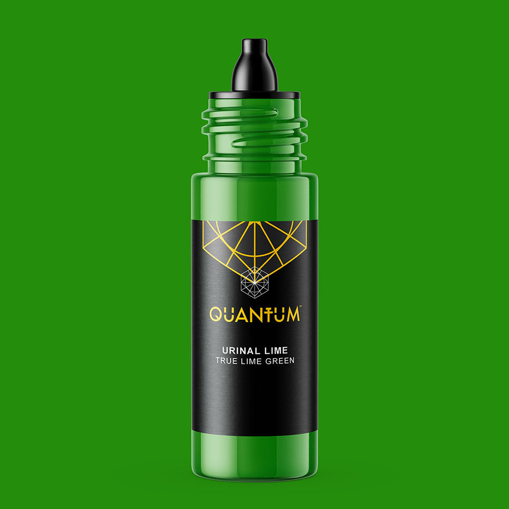 Quantum Premium Tattoo Ink - 1oz Urinal Lime (True Lime Green) 30ml