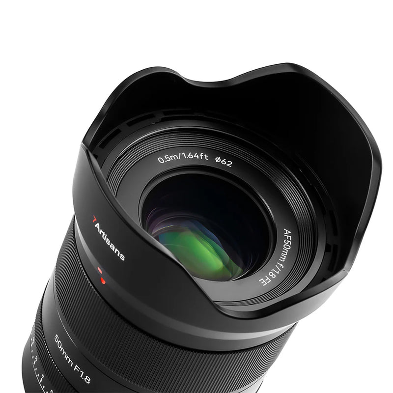 7Artisans 50mm F1.8 Auto Focus Full Frame Prime Lens for Sony E-Mount