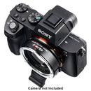 Viltrox Auto Focus Adapter, Canon EF lenses - SONY E-Mount Cameras +1 f-stop