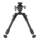 Vanguard EQ-PRECISION 1QSA Aluminium Gun Bipod with Ball Head & Pic Rail Mount – Ideal for Hunting and Target Shooting - Height:-22-27cm