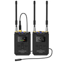 CKMOVA UHF 2-Ch Wireless Mic System 1 Tx with recorder, 1 Rx - VOCAL-MV1