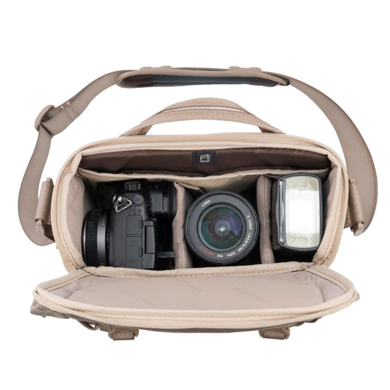 Vanguard VEO Range 21M BG Small Travel Drone/Camera Messenger Bag-Tan/Stone