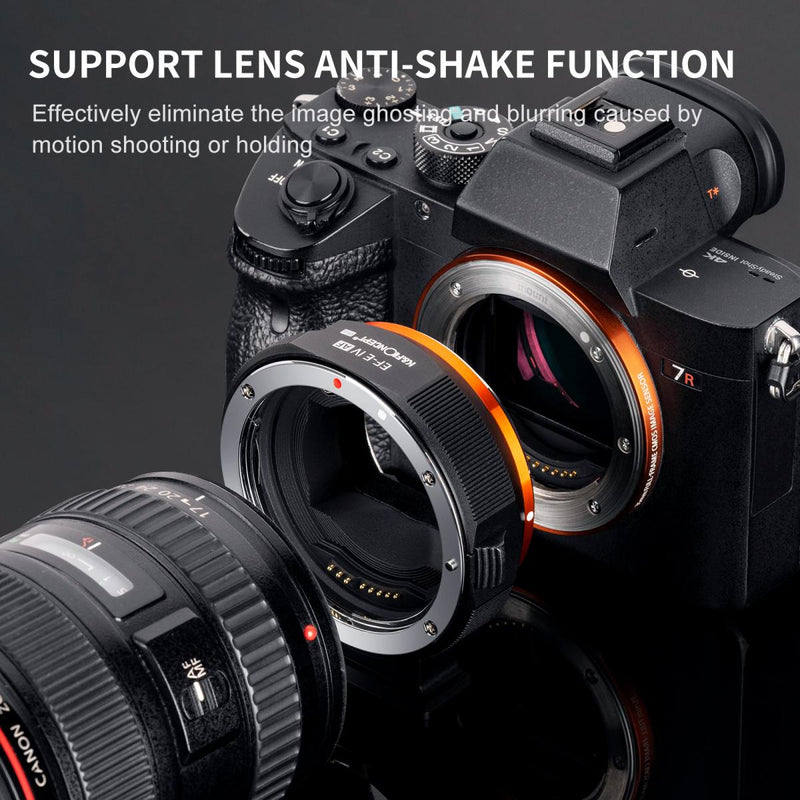 K&F Auto Focus Lens adapter - Canon EF/EFs Lenses To Sony E-Mount-KF06-466