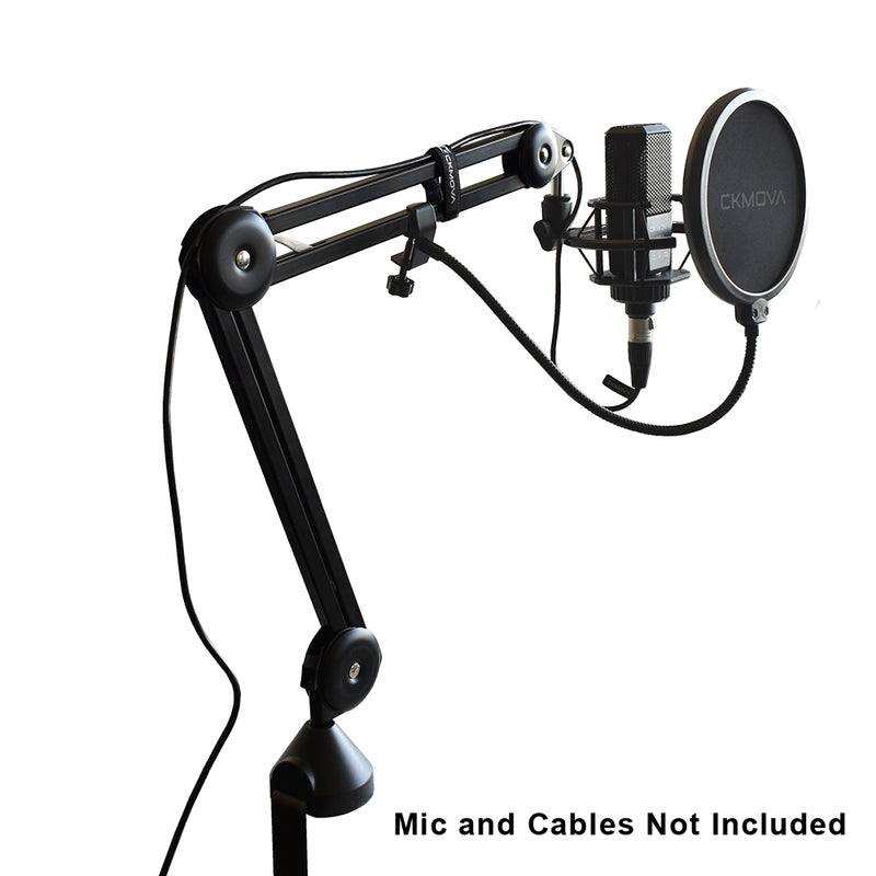CKMOVA Professional 360º Boom Arm Microphone Desktop Adjustable Stand SAS-2